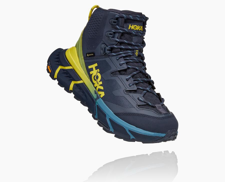 Hiking Boots Womens - Hoka One One TenNine Hike GORE-TEX - Blue - ZWTRPQI-56